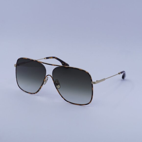 Victoria Beckham VB132S 214 Sunglasses Havana/Gold Aviator Frame, Smoke Lenses - Picture 5 of 12